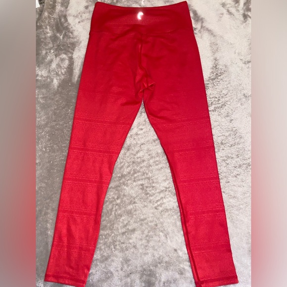 2/$60 Zyia Snakeskin Red Leggings Tights - Picture 7 of 7